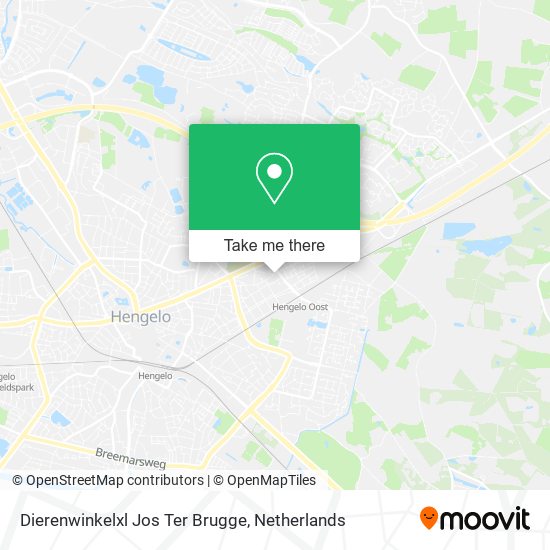 Dierenwinkelxl Jos Ter Brugge map