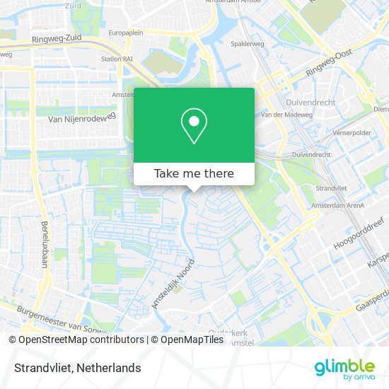 Strandvliet map