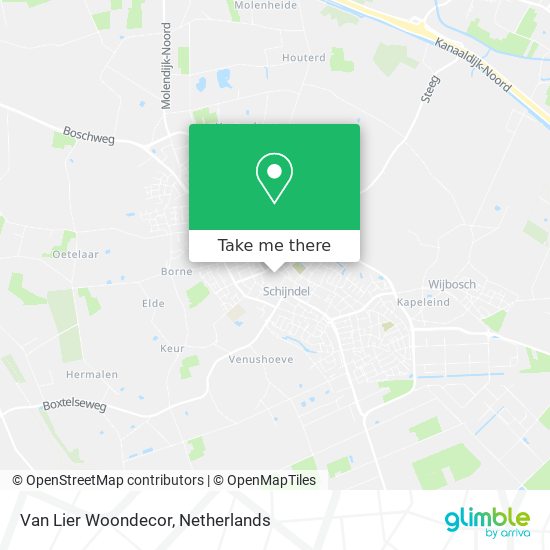 Van Lier Woondecor map