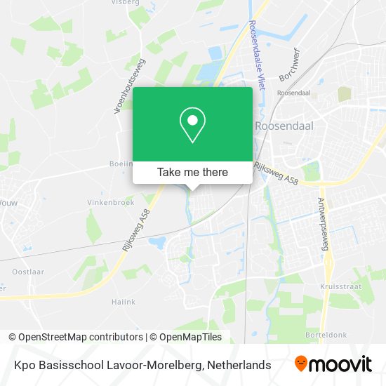 Kpo Basisschool Lavoor-Morelberg map