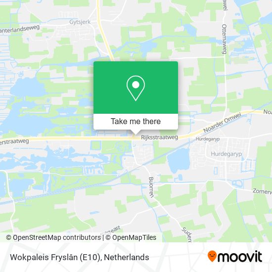 Wokpaleis Fryslân (E10) Karte