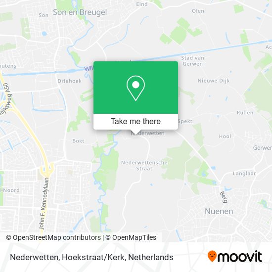 Nederwetten, Hoekstraat/Kerk map