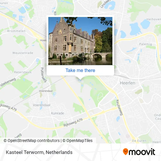 Kasteel Terworm map