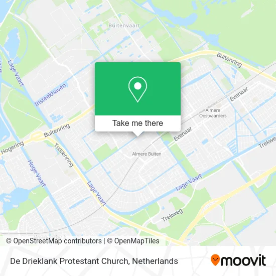 De Drieklank Protestant Church map