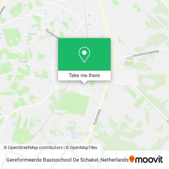 Gereformeerde Basisschool De Schakel Karte