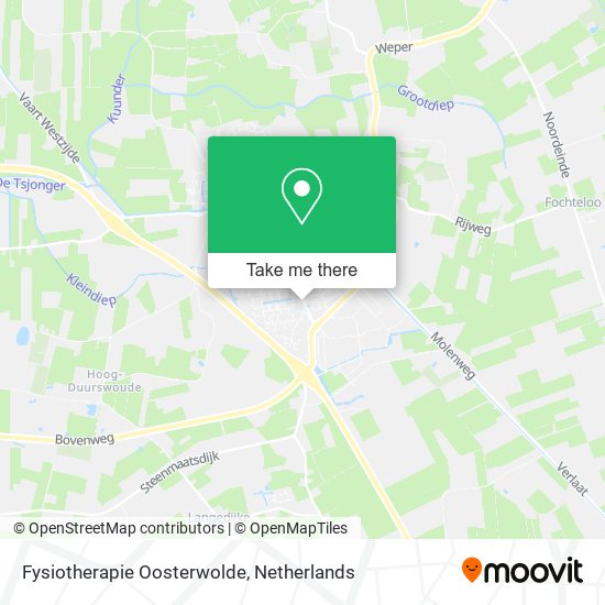 Fysiotherapie Oosterwolde map