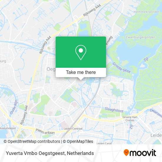 Yuverta Vmbo Oegstgeest map