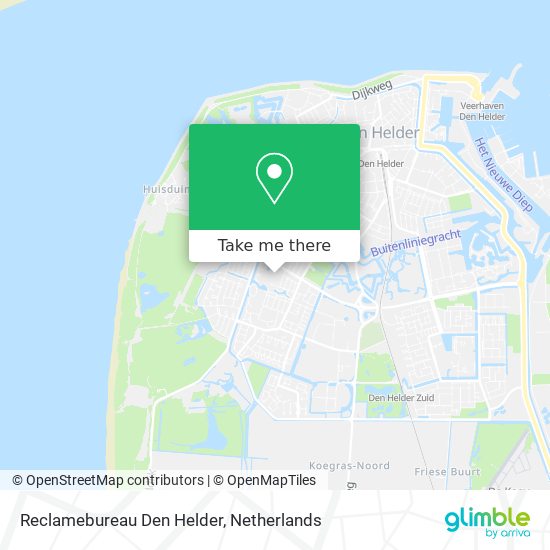 Reclamebureau Den Helder map