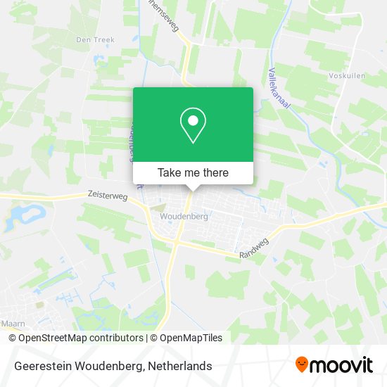 Geerestein Woudenberg map
