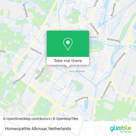 Homeopathie Alkmaar map