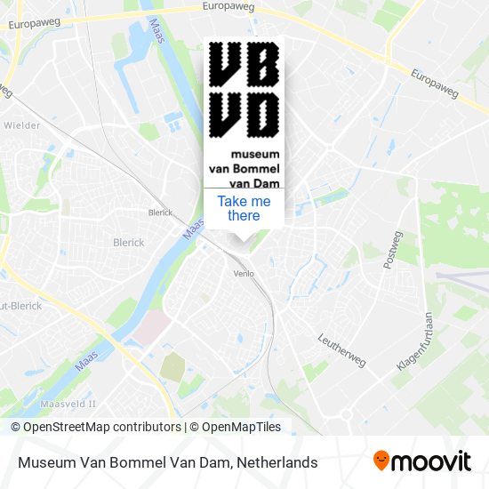 Museum Van Bommel Van Dam Karte