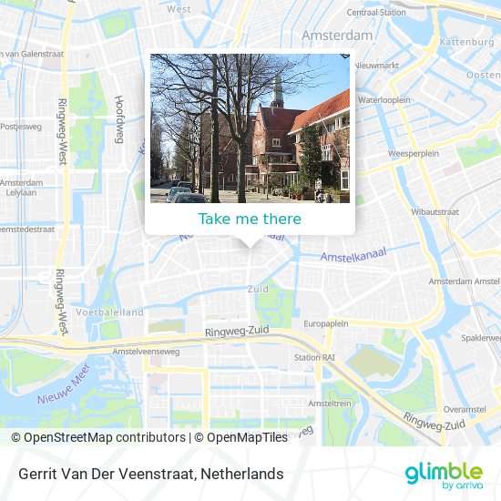 Gerrit Van Der Veenstraat Karte