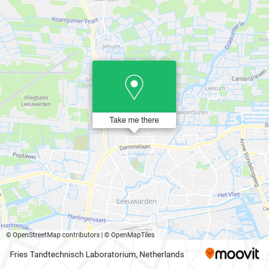 Fries Tandtechnisch Laboratorium Karte