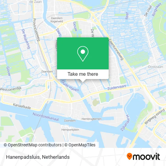 Hanenpadsluis map