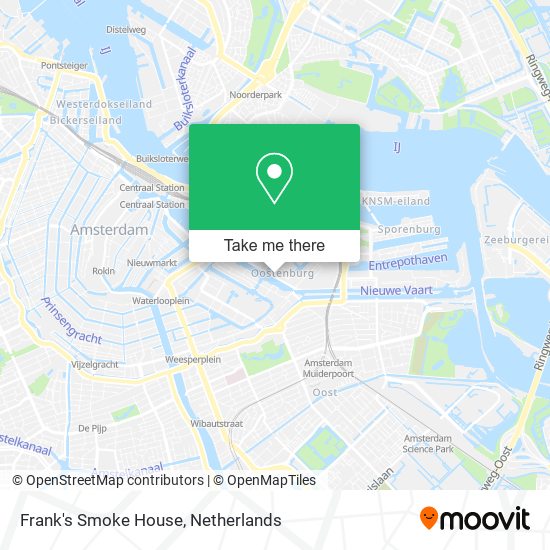 Frank's Smoke House map