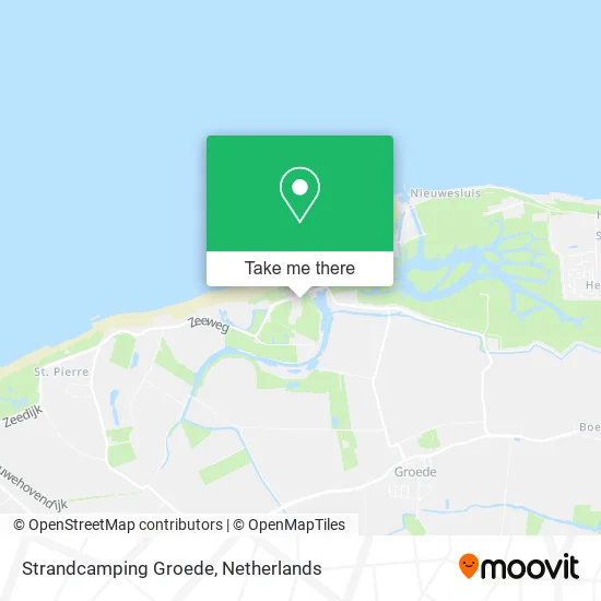 Strandcamping Groede map