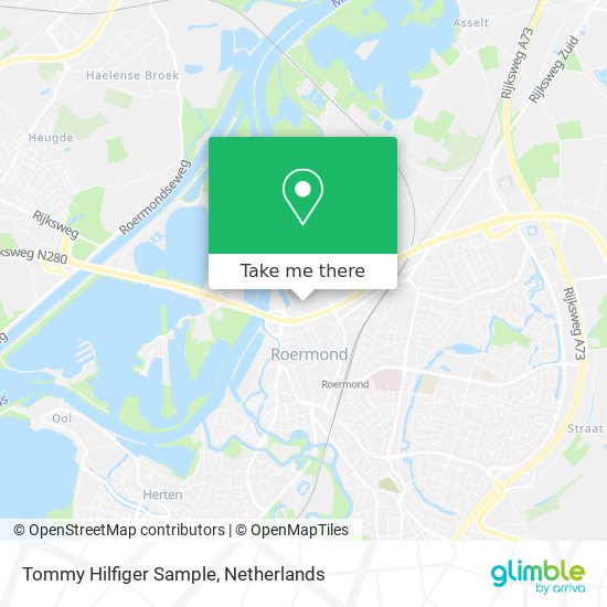 Tommy Hilfiger Sample map