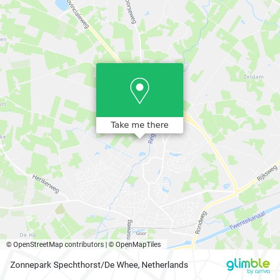 Zonnepark Spechthorst/De Whee map