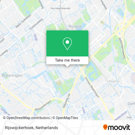 Rijswijckerhoek Karte