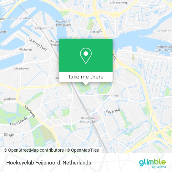 Hockeyclub Feijenoord map