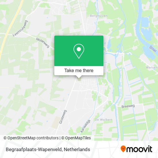 Begraafplaats-Wapenveld map