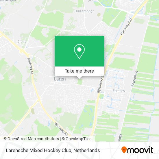 Larensche Mixed Hockey Club map