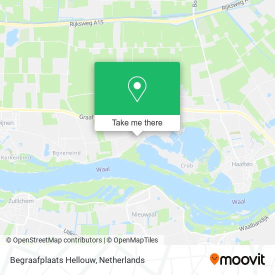 Begraafplaats Hellouw map