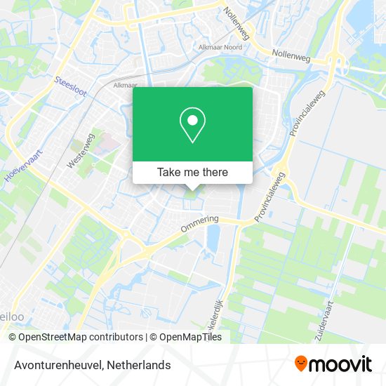 Avonturenheuvel map