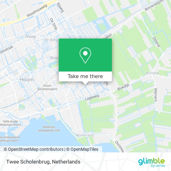 Twee Scholenbrug map