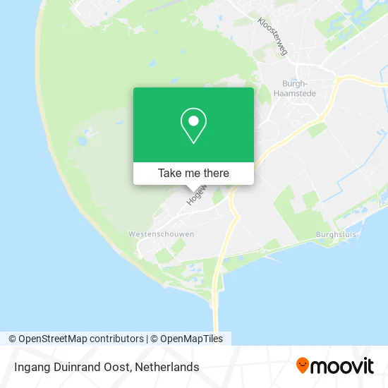 Ingang Duinrand Oost map