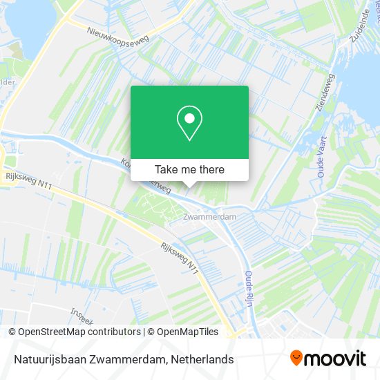 Natuurijsbaan Zwammerdam map