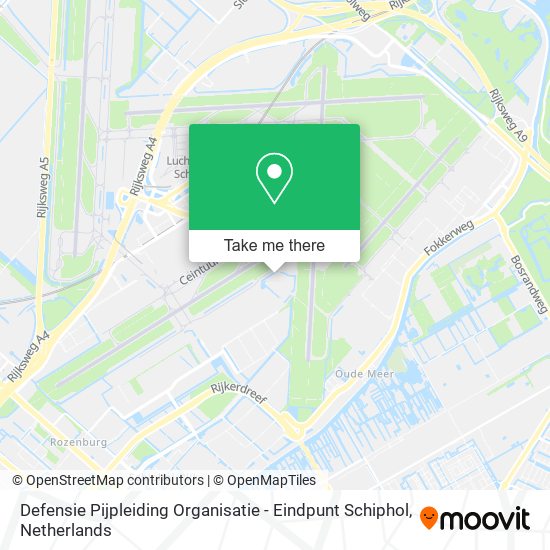 Defensie Pijpleiding Organisatie - Eindpunt Schiphol map