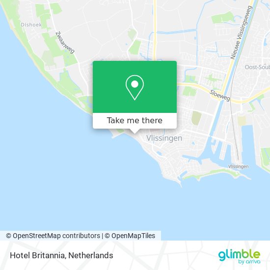 Hotel Britannia map