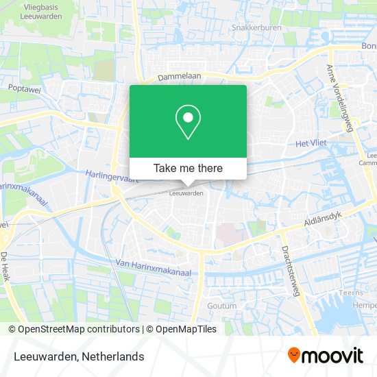 Leeuwarden map