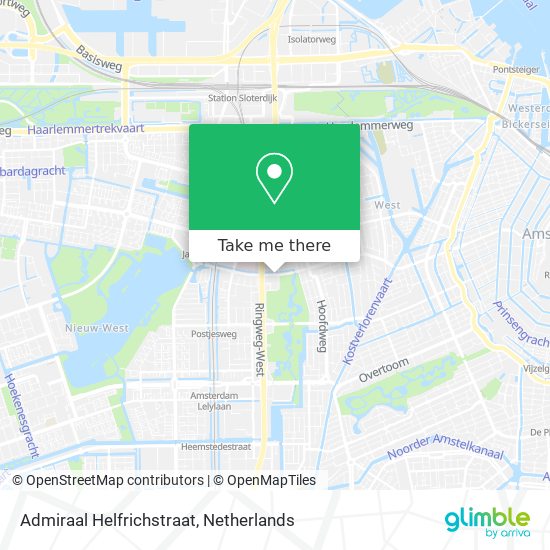 Admiraal Helfrichstraat Karte