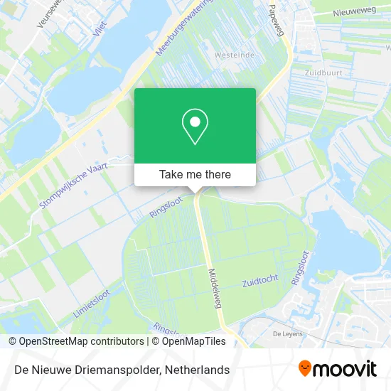 De Nieuwe Driemanspolder map
