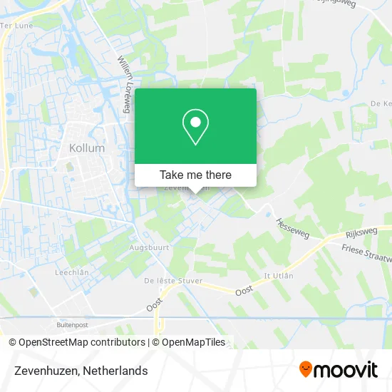 Zevenhuzen map