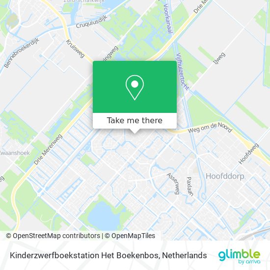 Kinderzwerfboekstation Het Boekenbos Karte