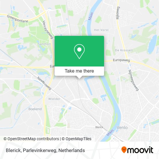 Blerick, Parlevinkerweg Karte