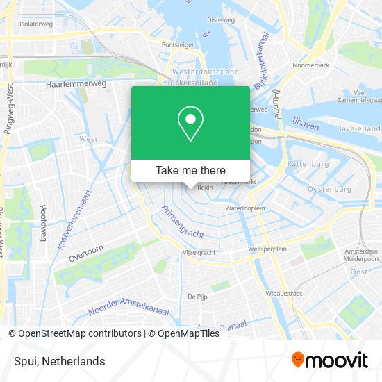 Spui map