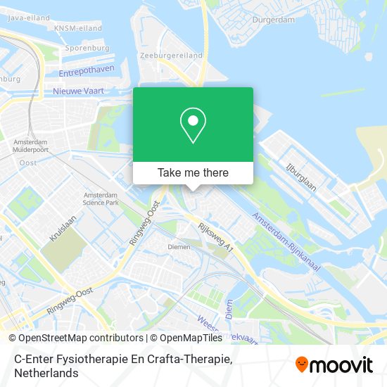 C-Enter Fysiotherapie En Crafta-Therapie map