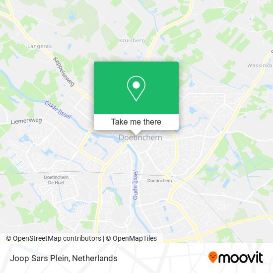 Joop Sars Plein map