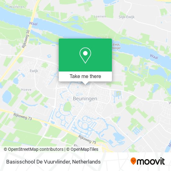 Basisschool De Vuurvlinder map