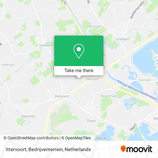 Ittervoort, Bedrijventerrein map