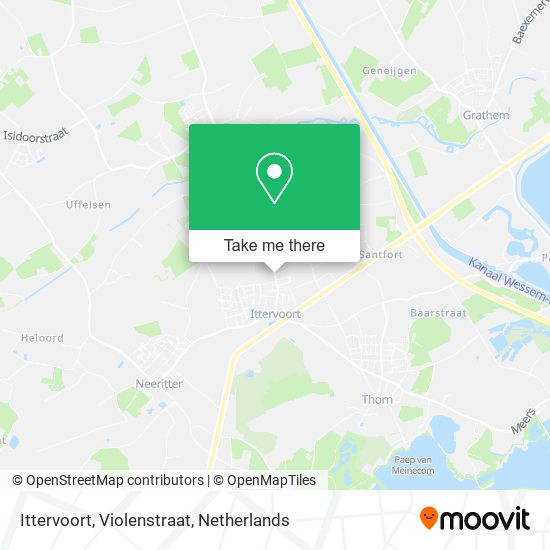 Ittervoort, Violenstraat map