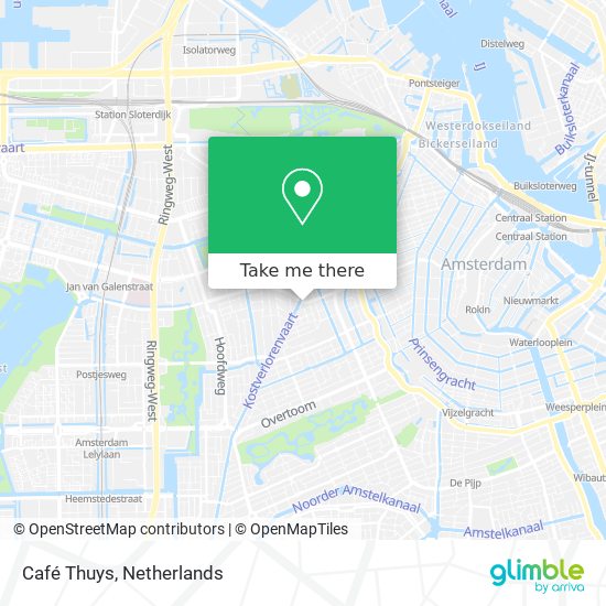Café Thuys map