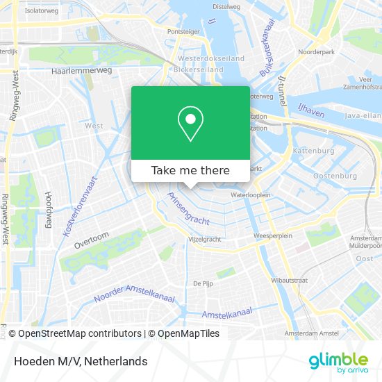 Hoeden M/V map
