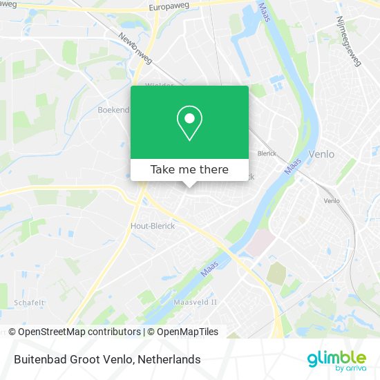 Buitenbad Groot Venlo Karte