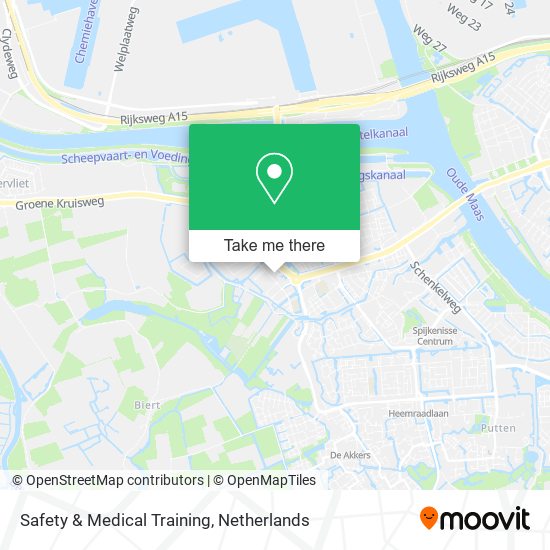 Safety & Medical Training map