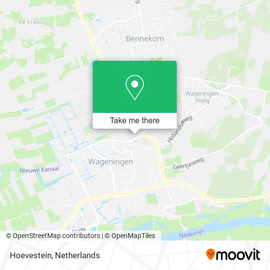 Hoevestein map
